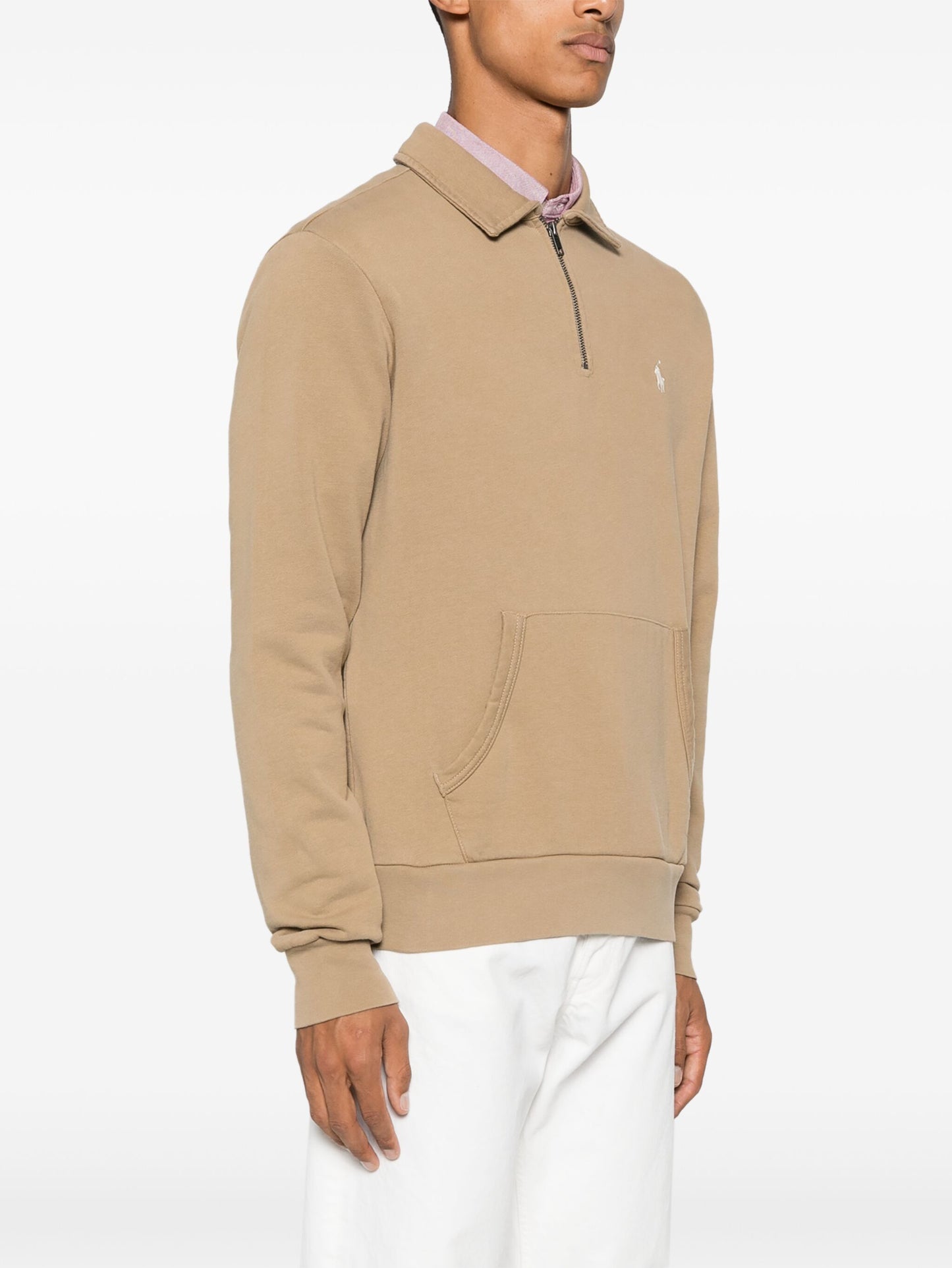 Half-Zip Jersey Sweatshirt