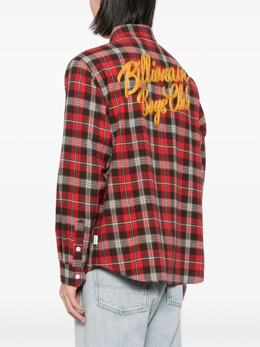 Logo-Print Check Shirt