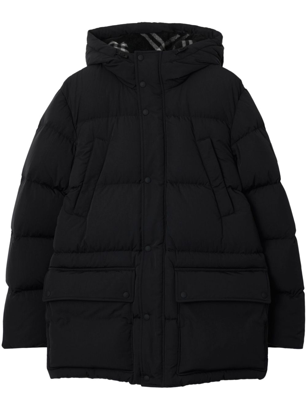 Logo-Patch Pufffer Coat