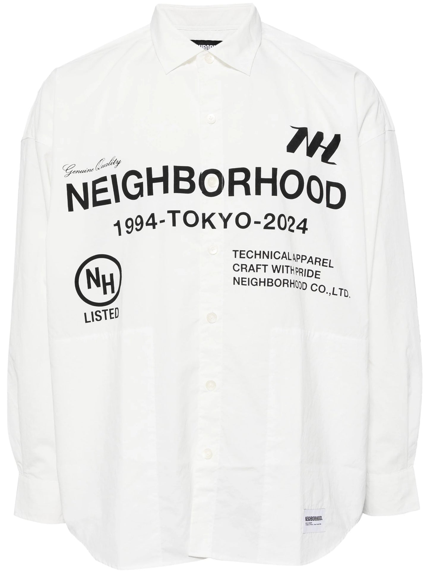 Logo-Print Long-Sleeve Shirt