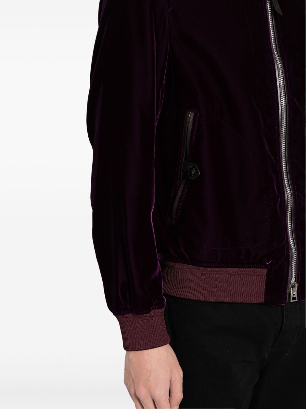 Velvet Varsity Jacket