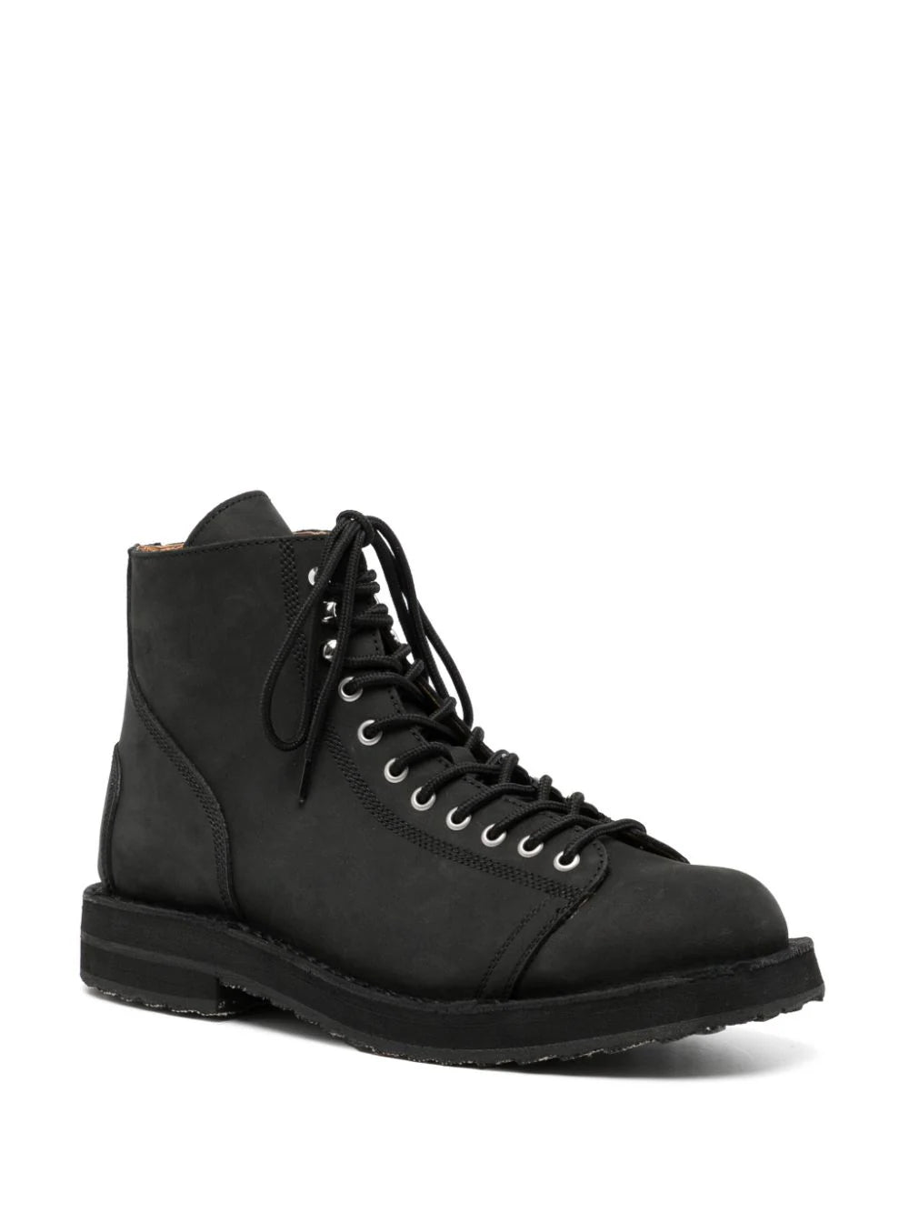 Suede Lace-Up Boots