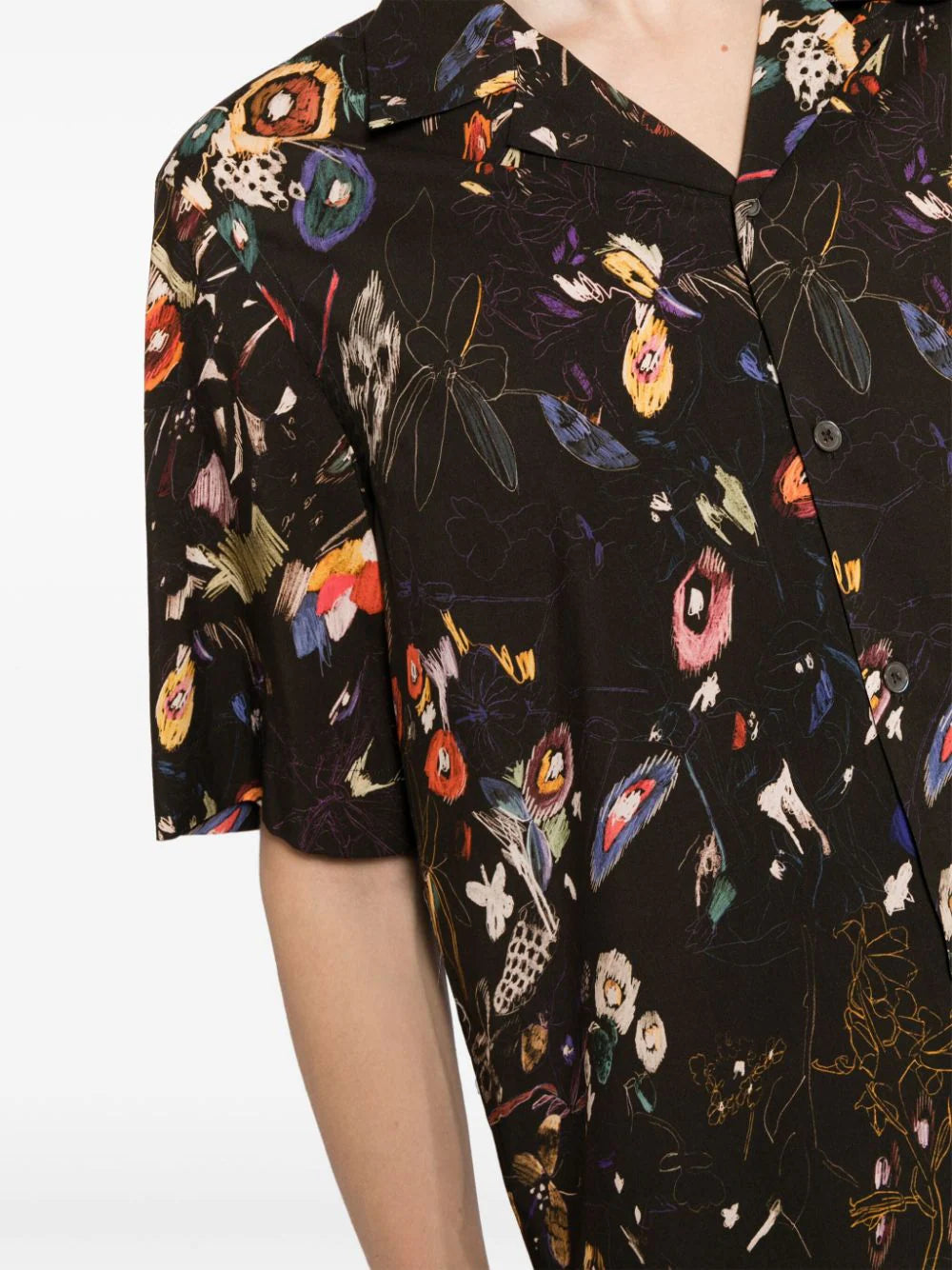 All-Over Graphic Print Shirt