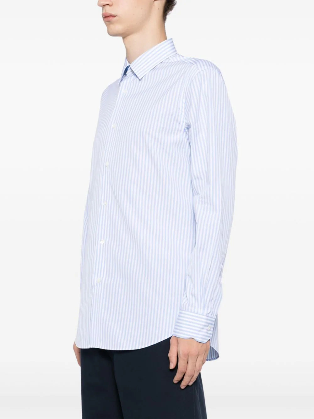 Tailored-Fit Stripe Shirt