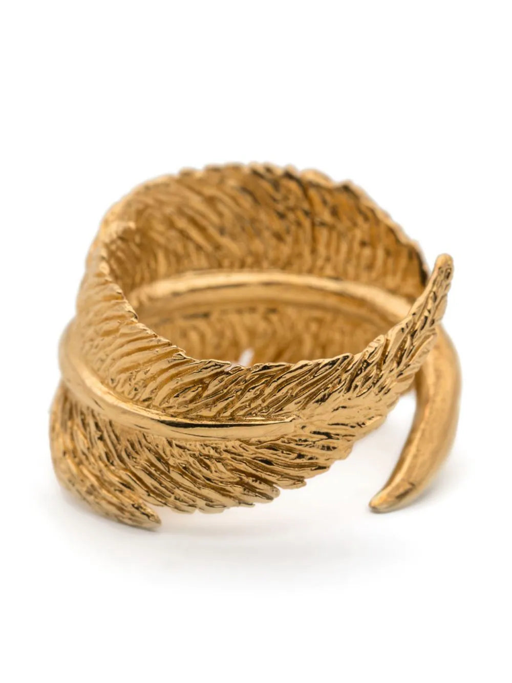 Gold-Tone Feather Ring