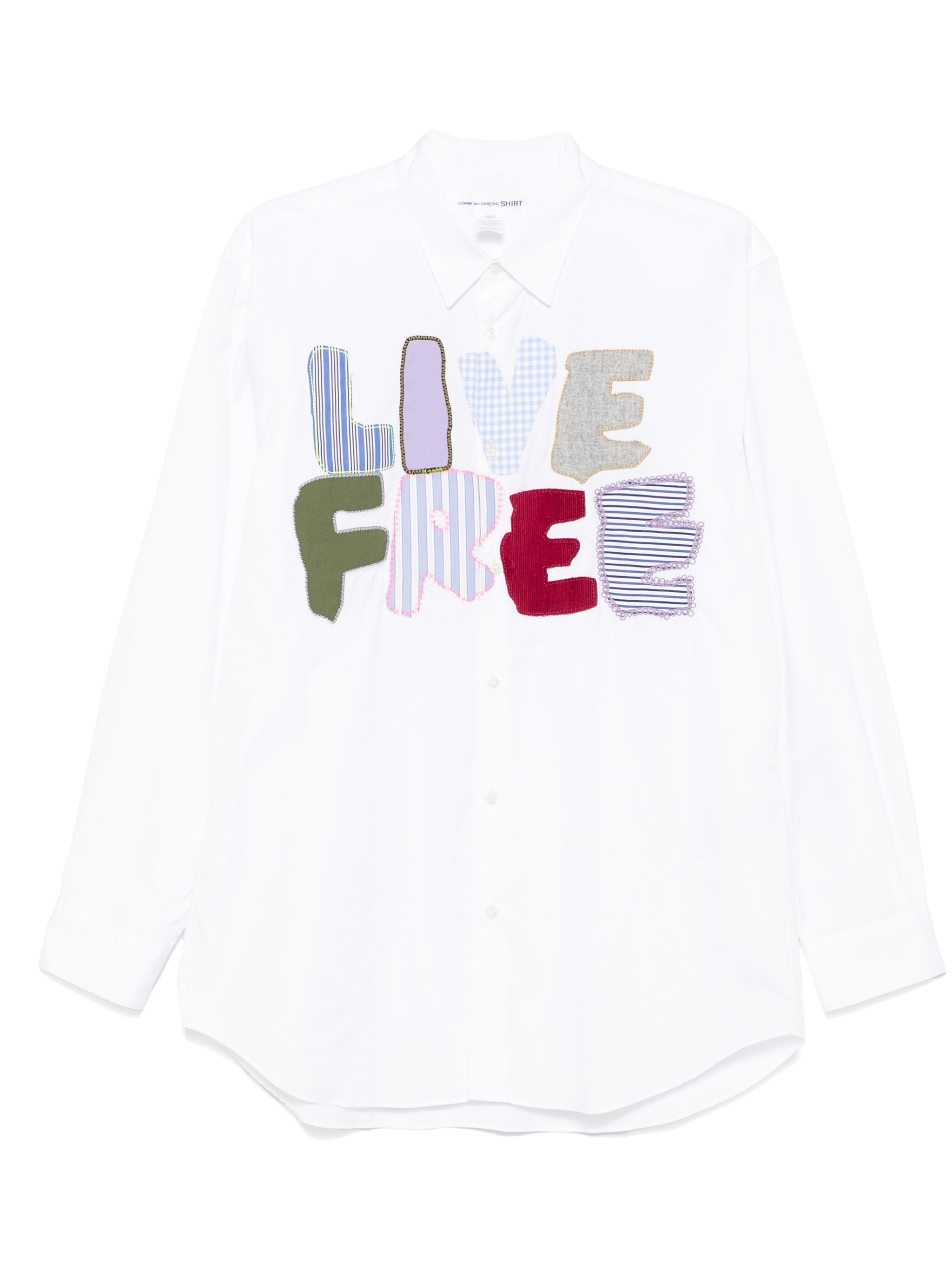 Patch-Lettering Shirt