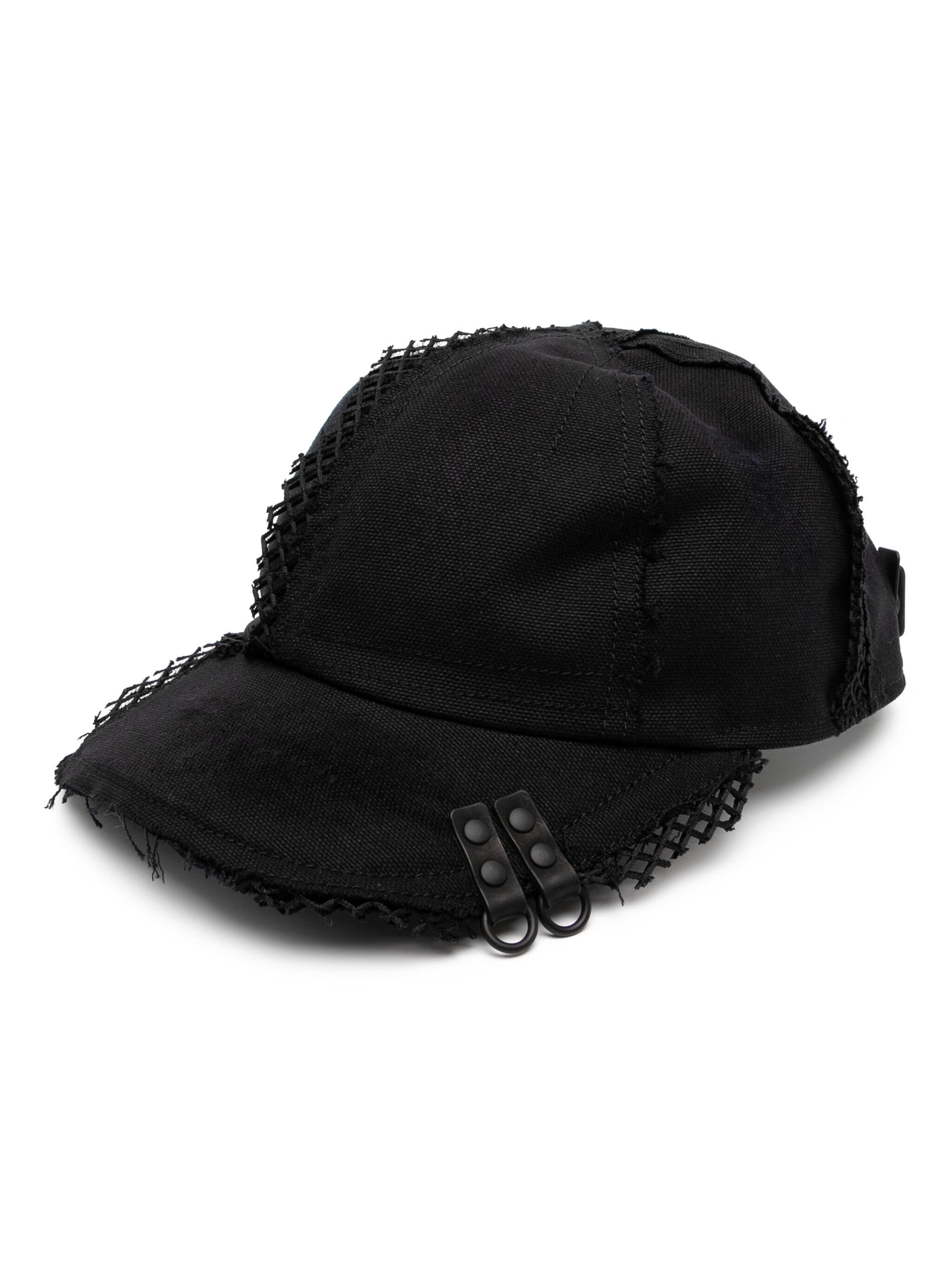 Mesh-Trimed Cap