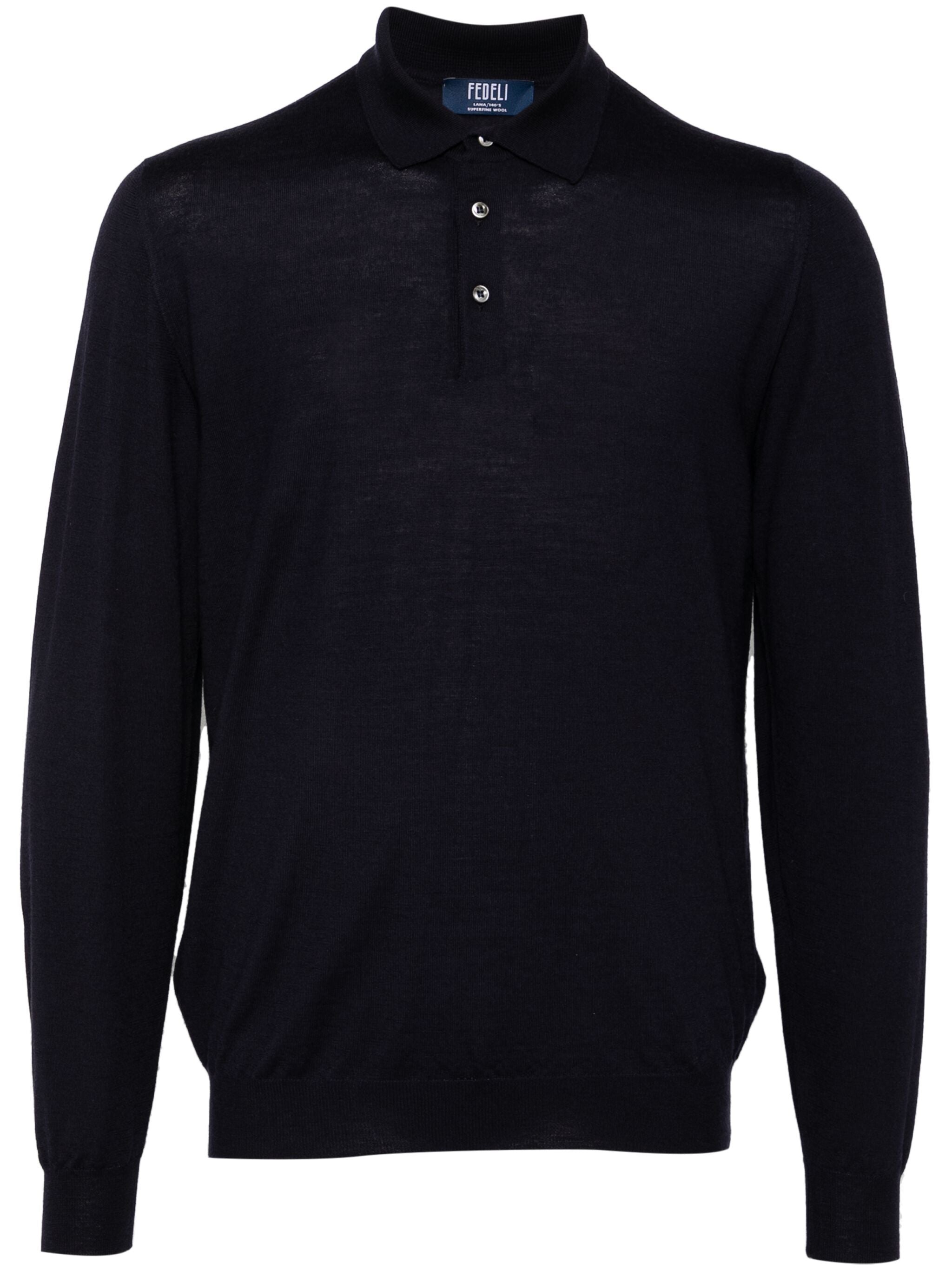 Virgin-Wool Polo Shirt