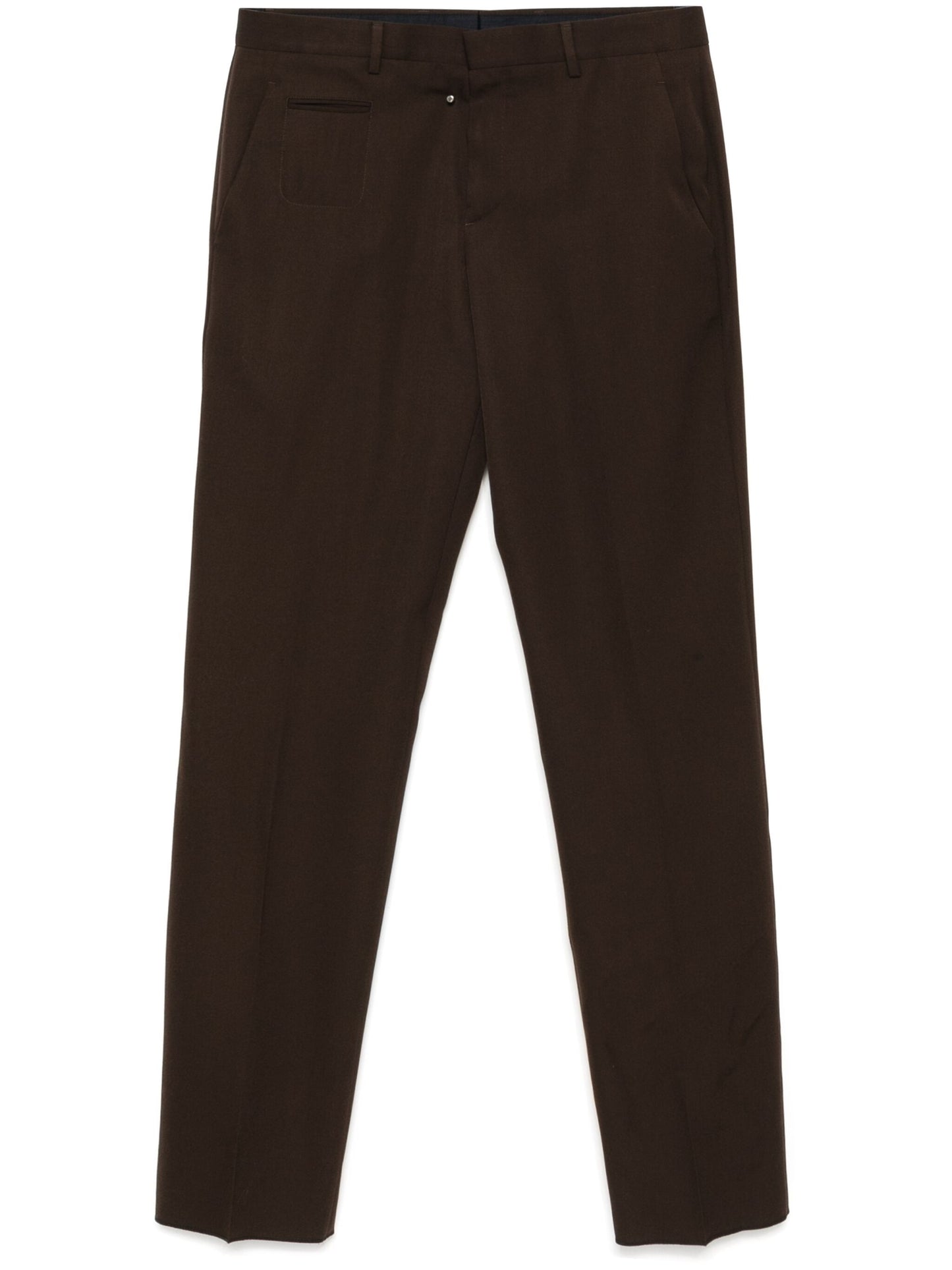 Straight-Leg Silm Trousers