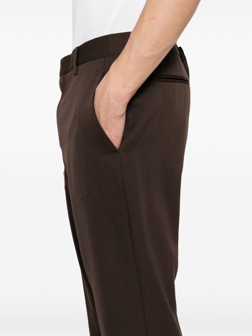 Straight-Leg Silm Trousers