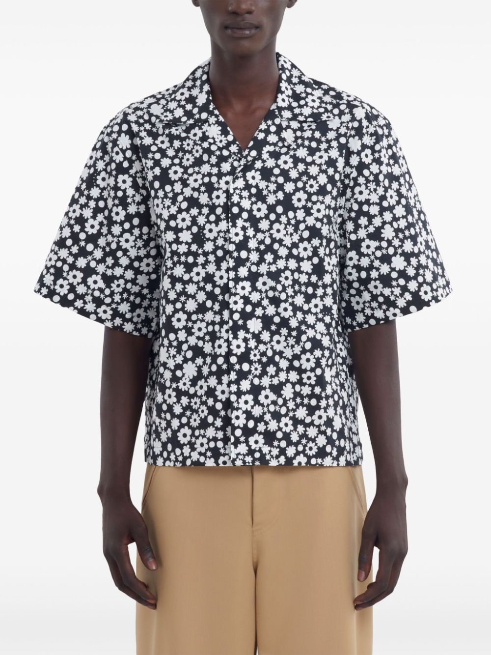 All-Over Floral Print Shirt