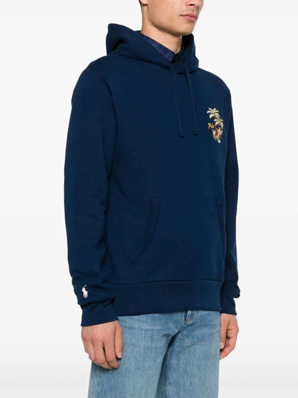 Logo-Embroidered Hoodie