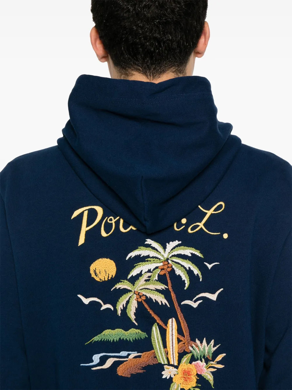 Logo-Embroidered Hoodie