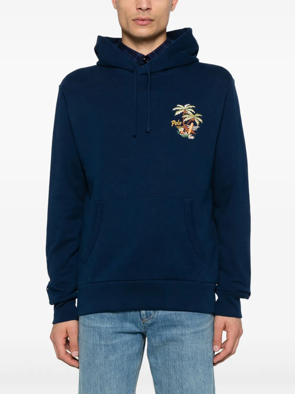 Logo-Embroidered Hoodie