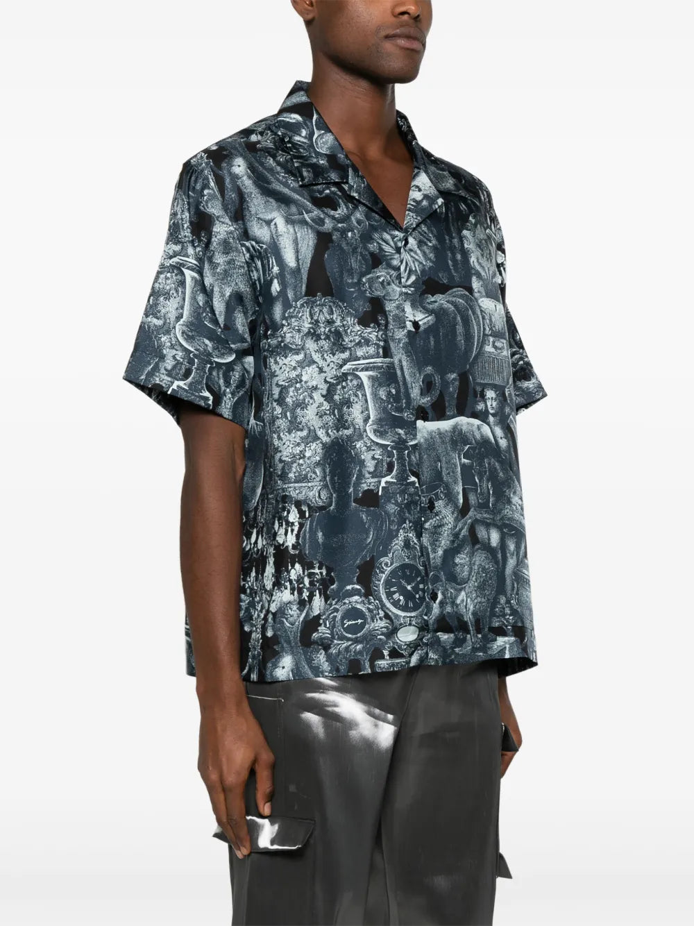 Hubert Objects-Print Silk Shirt