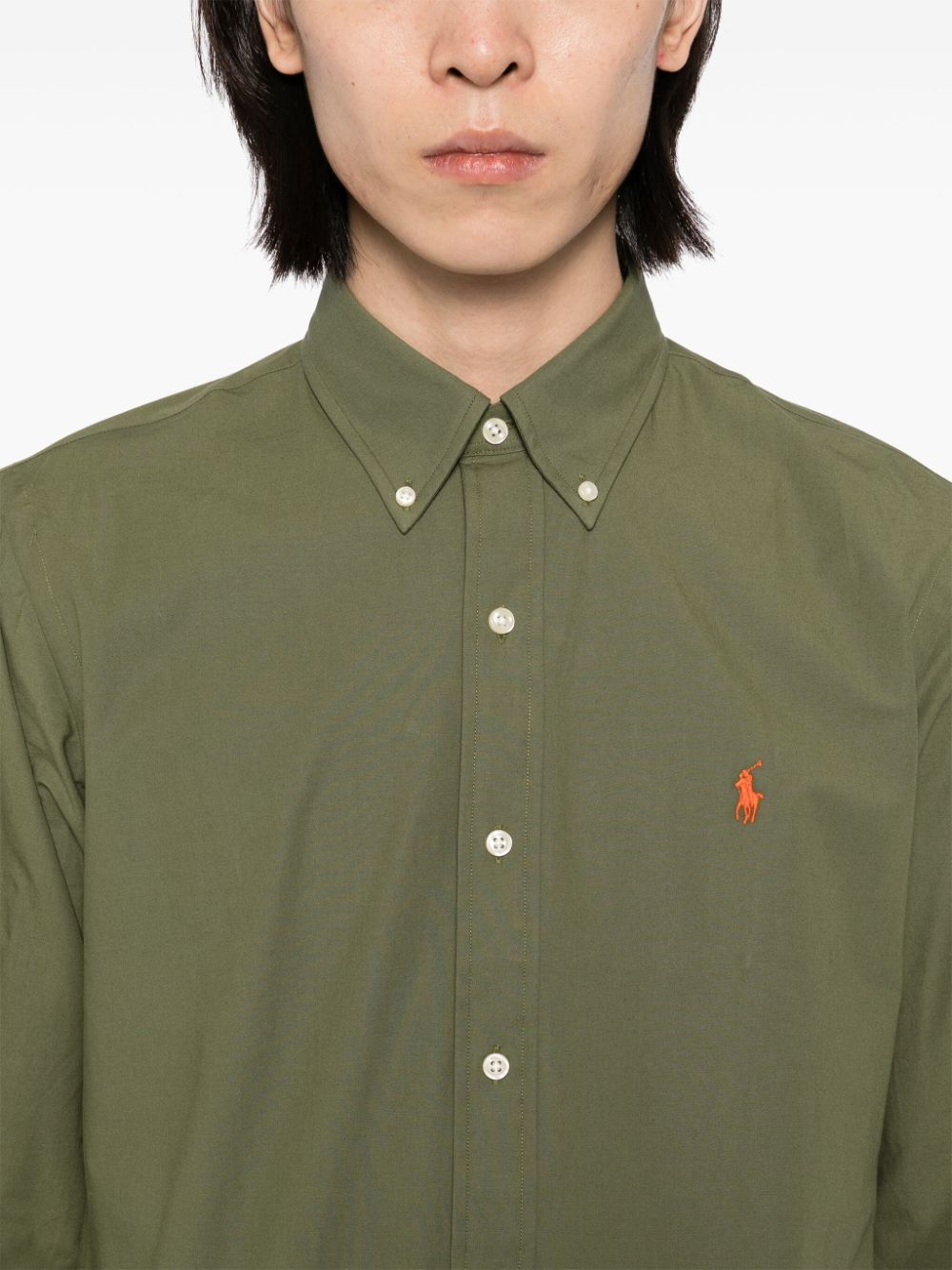 Logo Embroidered Shirt