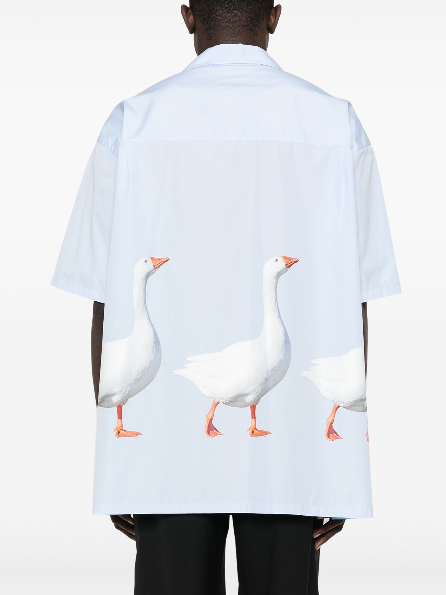 Goose-Print Shirt