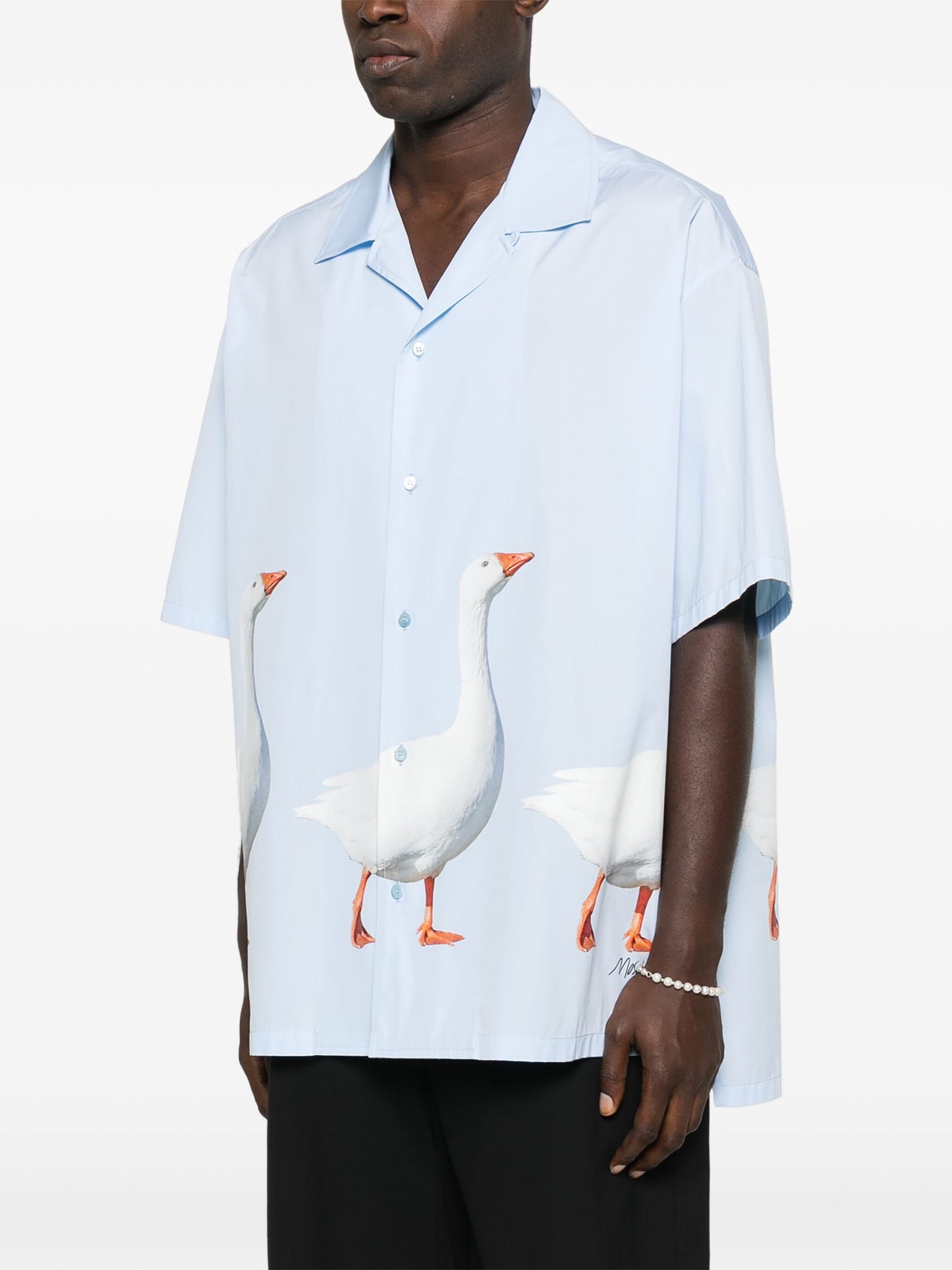 Goose-Print Shirt