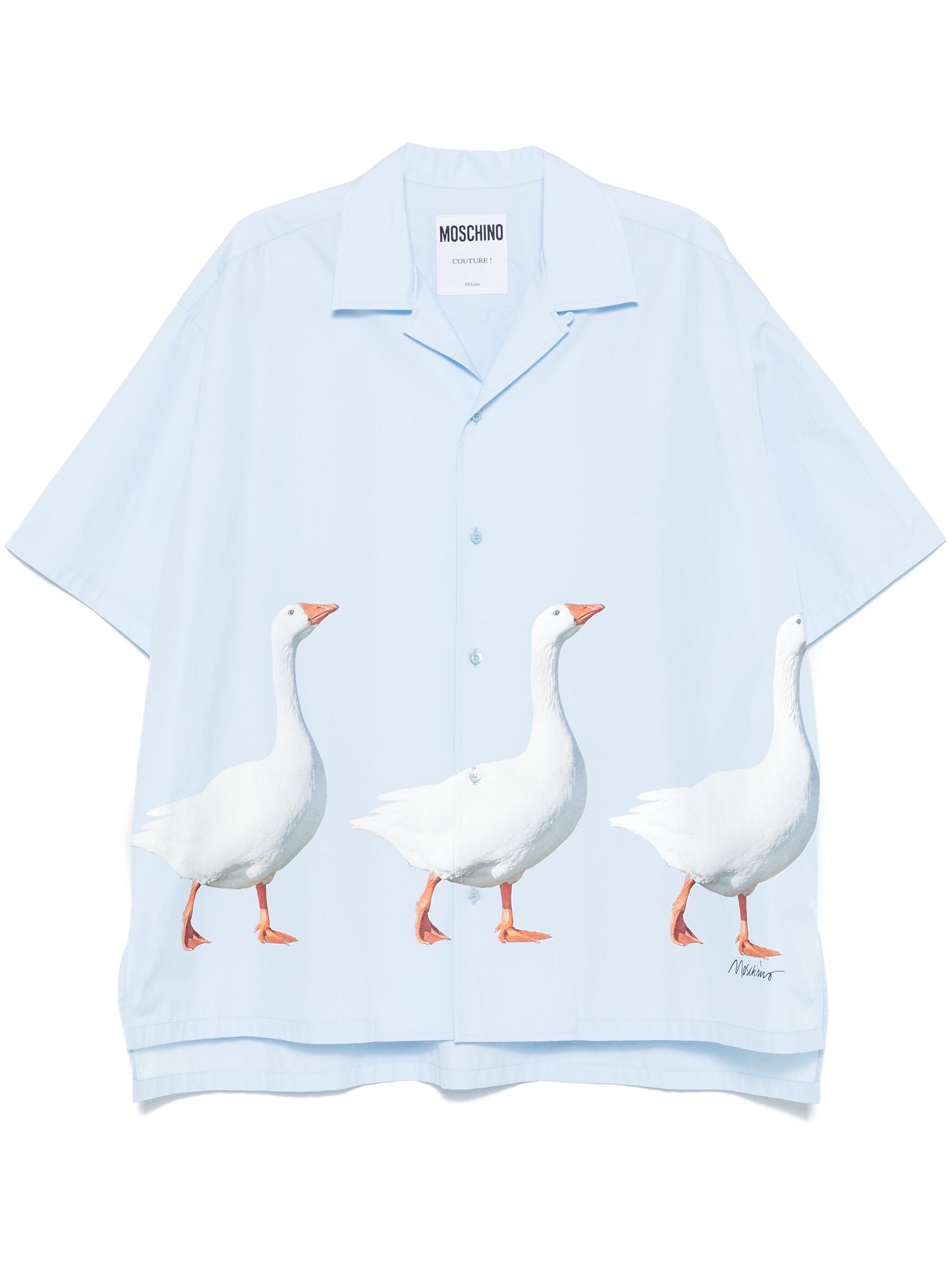 Goose-Print Shirt