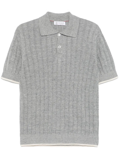 Contrast-Trim Polo Shirt