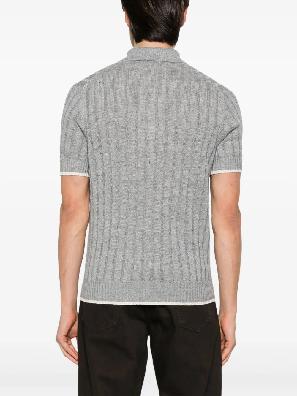 Contrast-Trim Polo Shirt