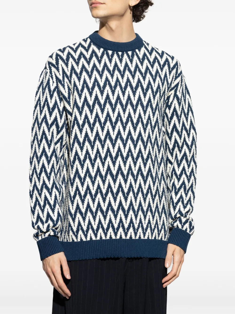 Zigzag Motif Sweater