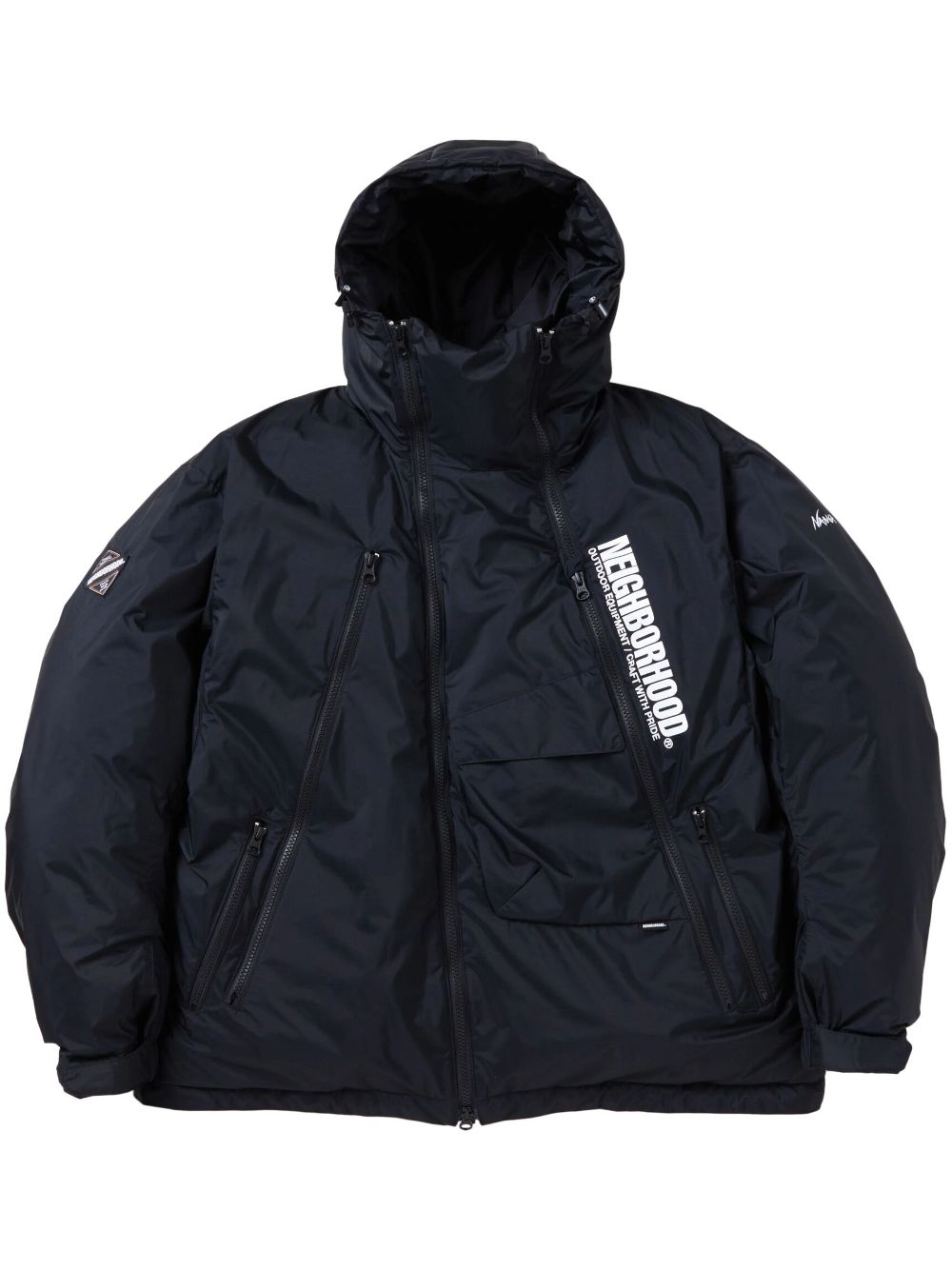 Logo-Print Padded Jacket