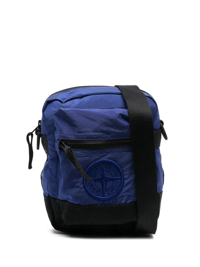 Compass-Patch Messenger Bag