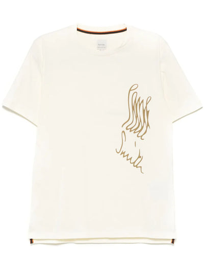 Stretched Logo-Print T-Shirt