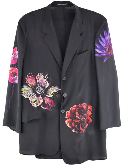 Floral-Print Jacket