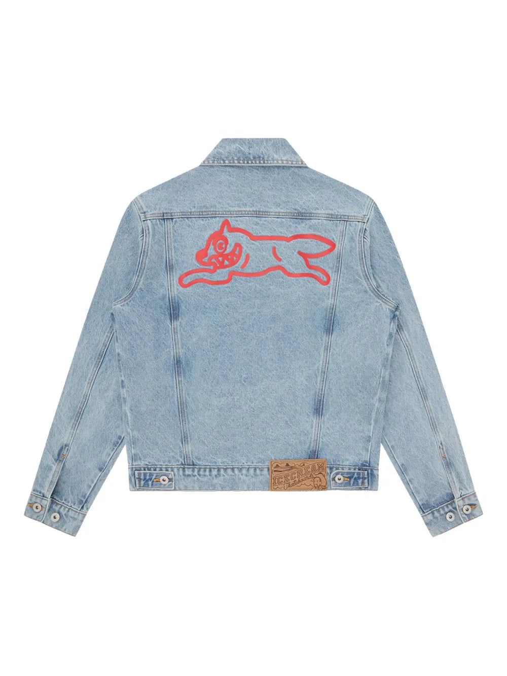 Logo Print Denim Jacket