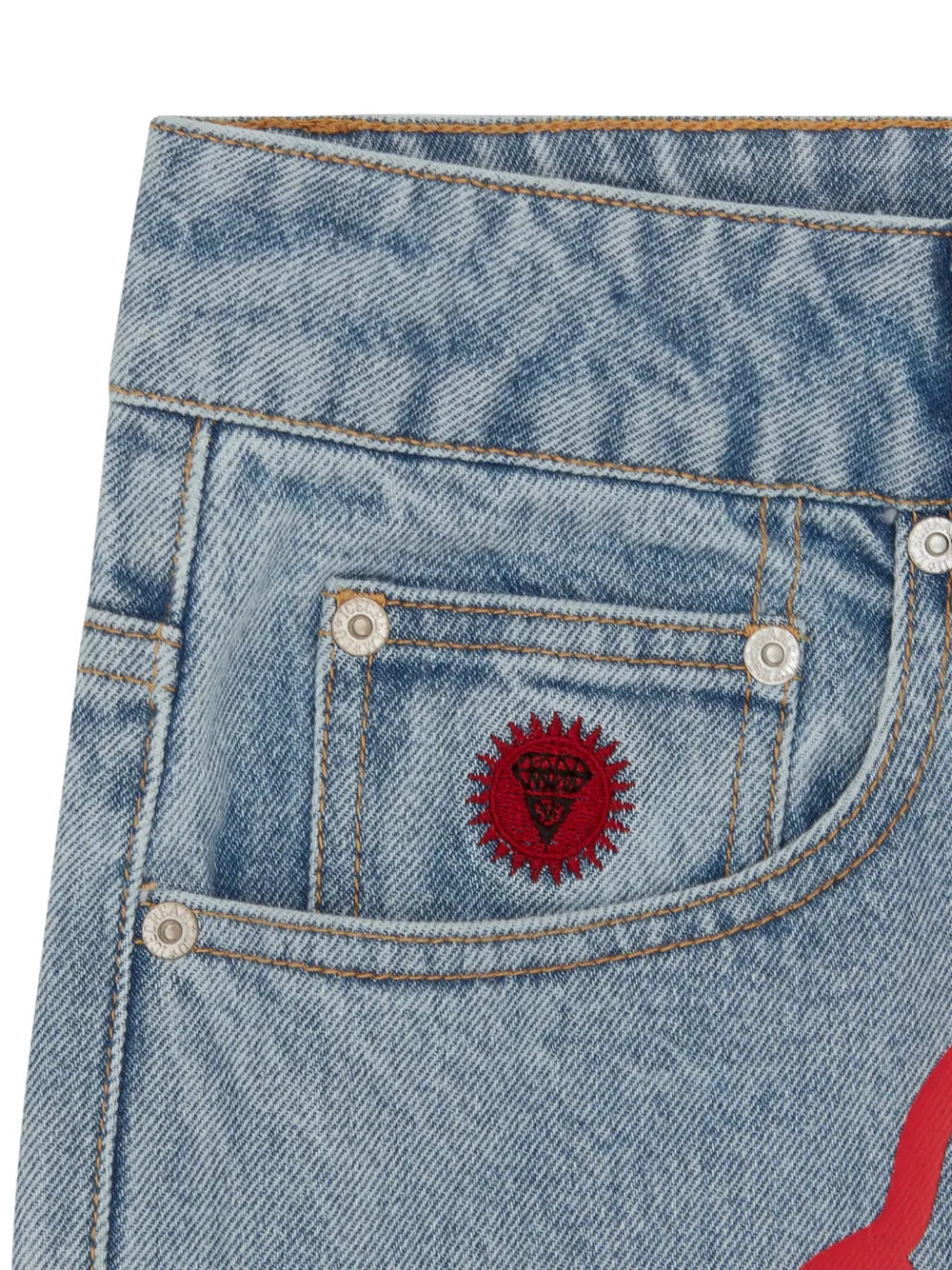 Logo Print Jeans