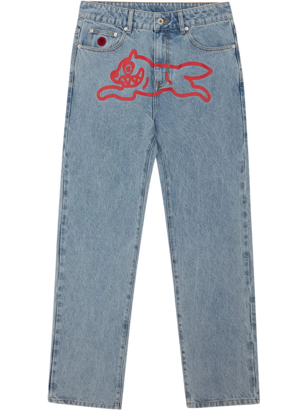 Logo Print Jeans