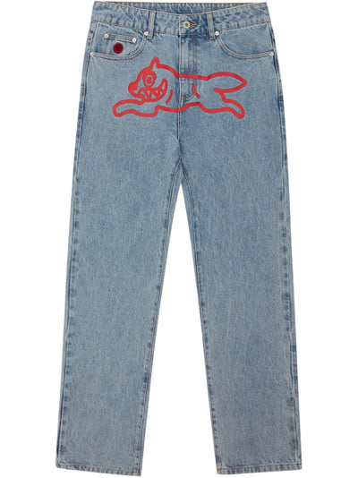 Logo Print Jeans