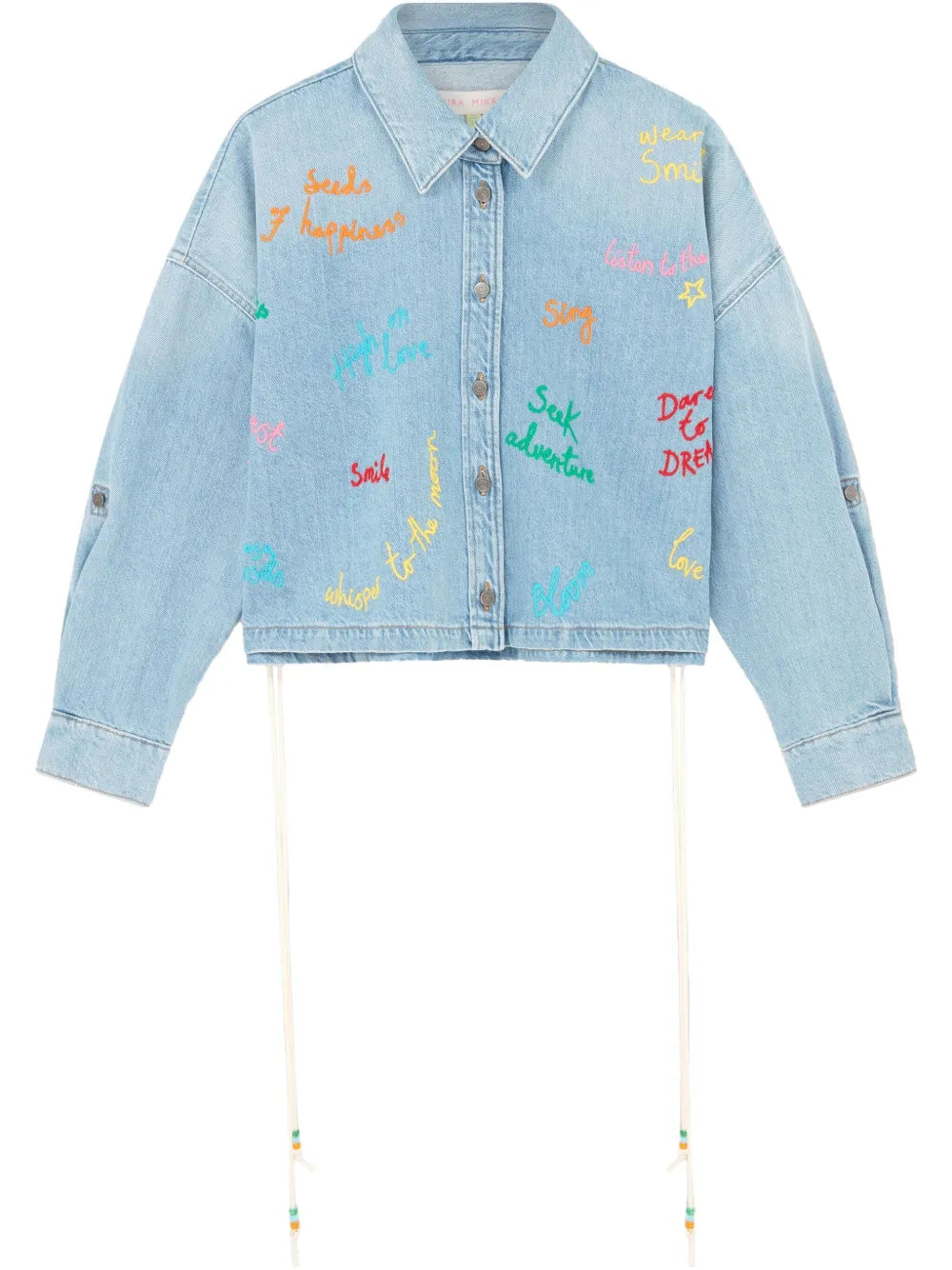 Word Bubble Denim Jacket