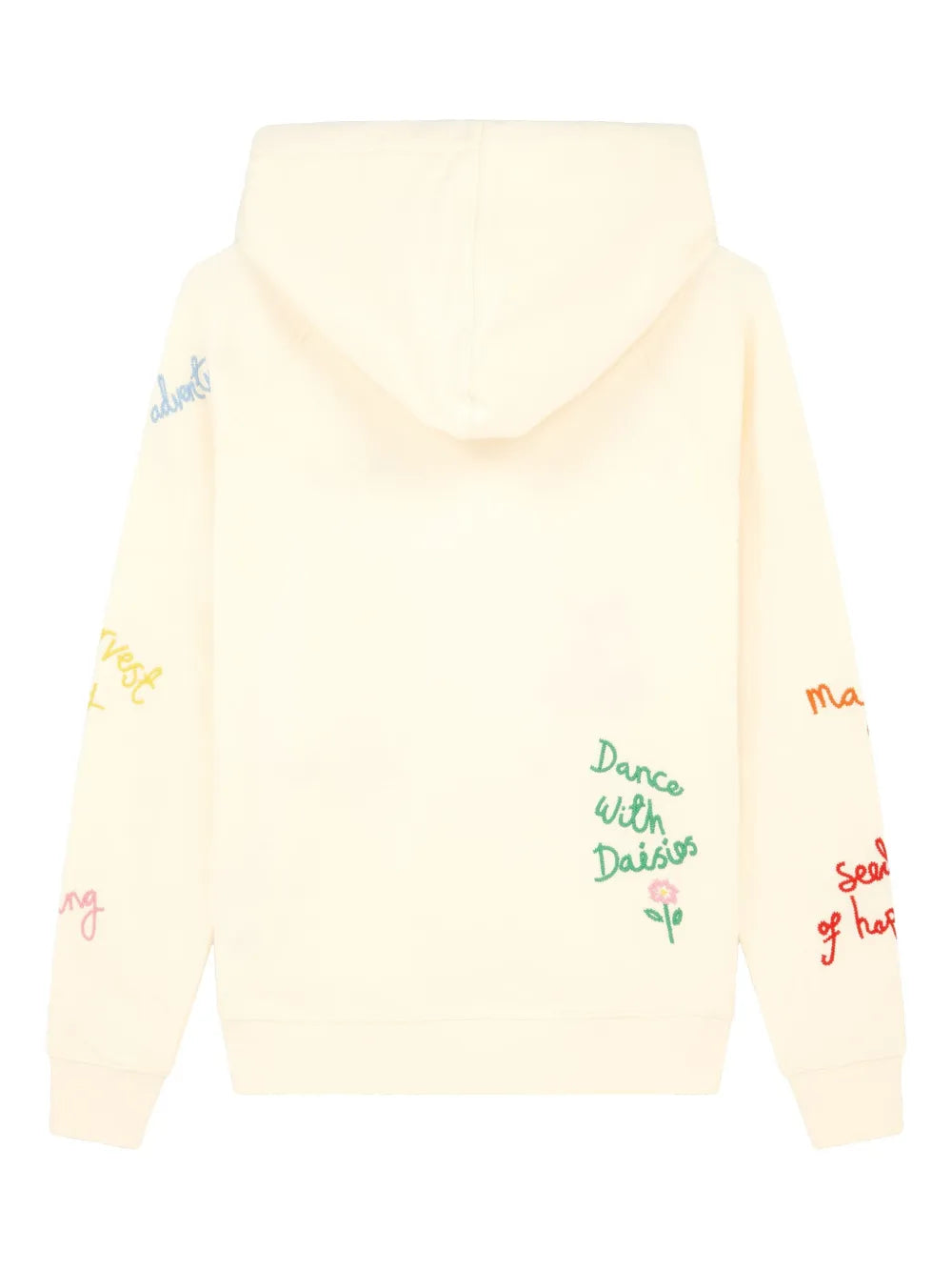 All-Over Slogan-Print Hoodie