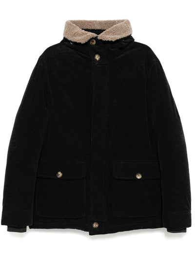 Corduroy Single Breasted Coat