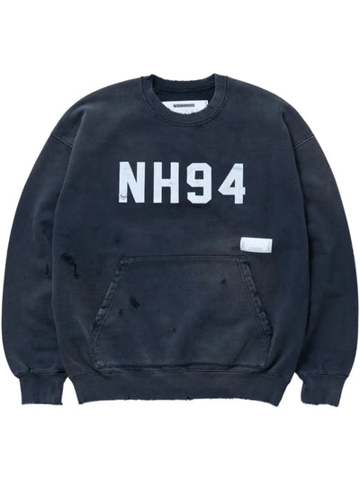 Distressed-Effect Sweatshirt