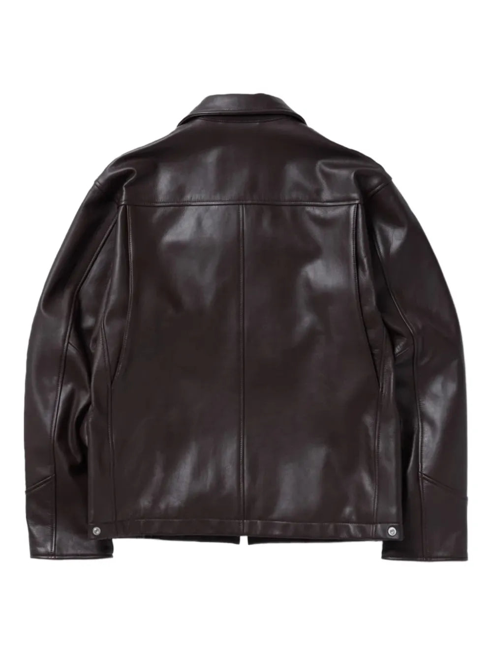 Patch Pocket Leather Jacket