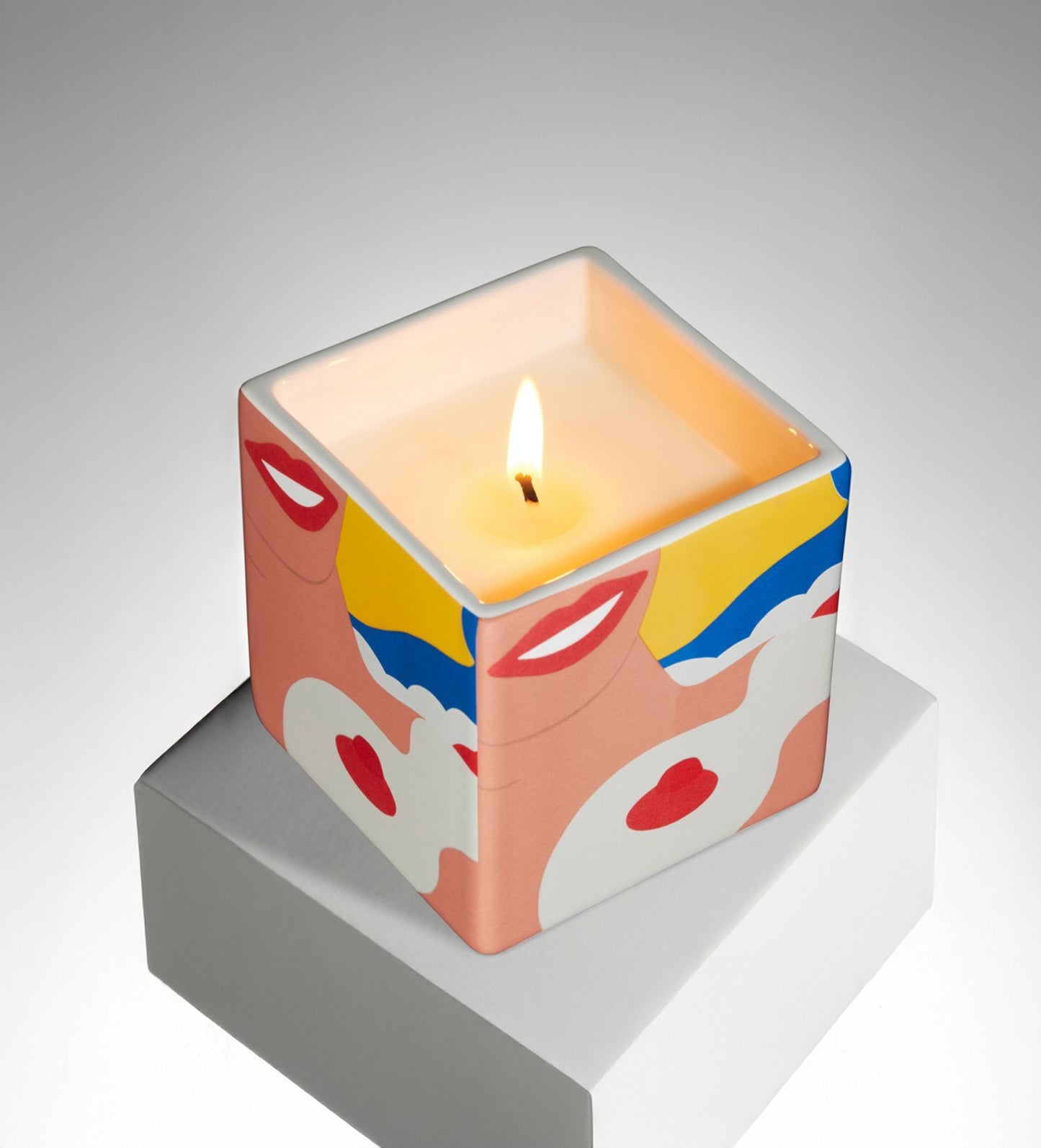 Tom Wesselmann Square Candle "Nude"