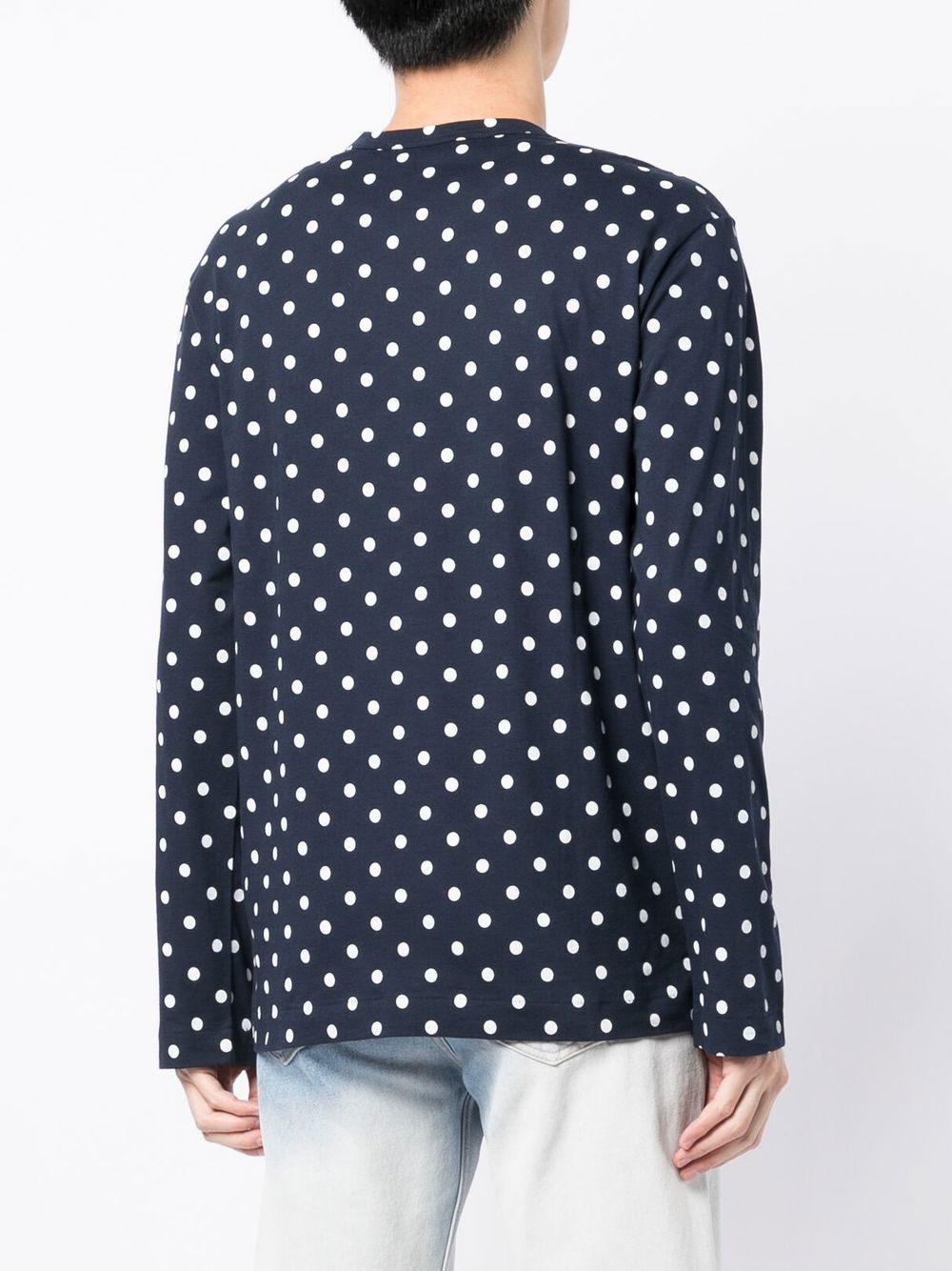 Polka-Dot Long-Sleeve T-Shirt