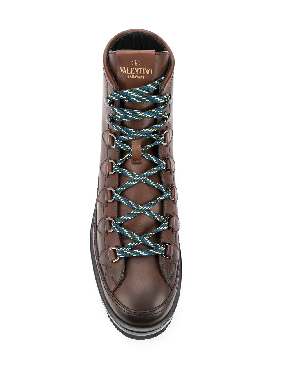 Leather Lace-Up Hiking Boots