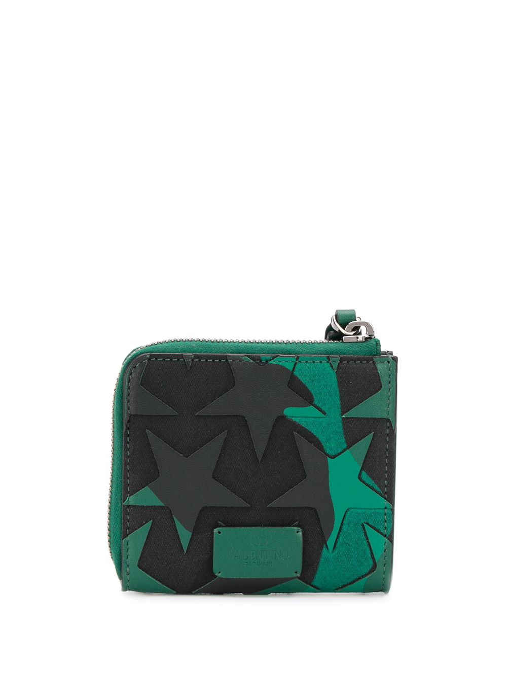 Star Patches Zip-Around Wallet