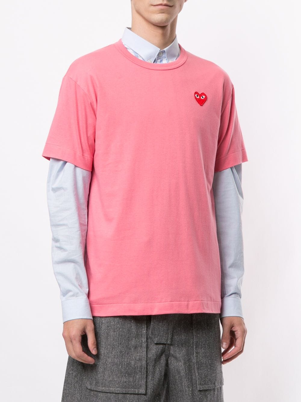 Embroidered Heart Regular Fit T-Shirt