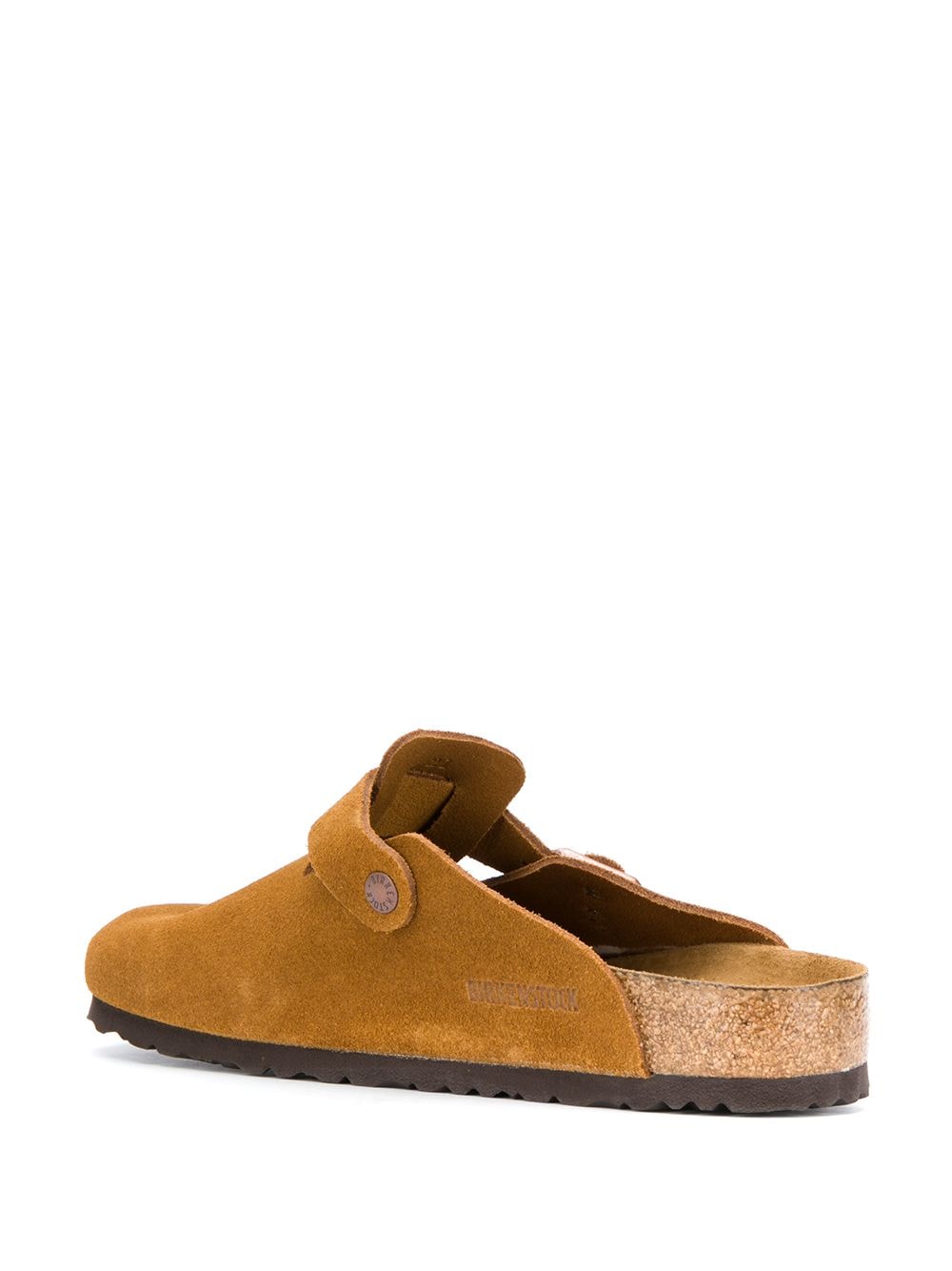 Suede Buckle Slippers