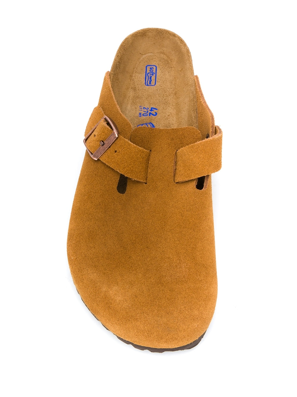 Suede Buckle Slippers