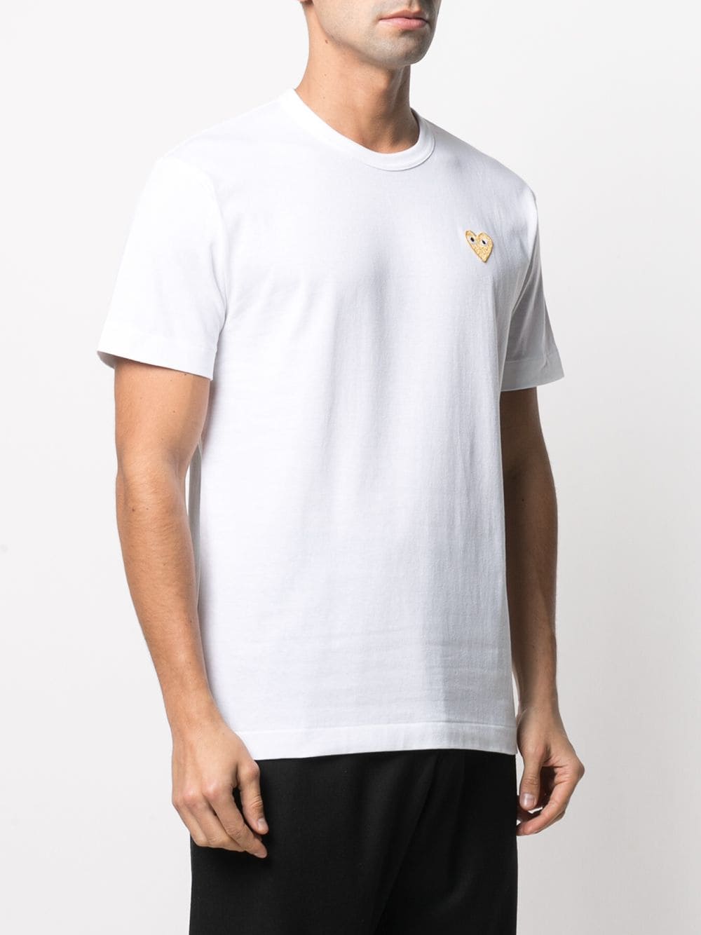 Embroidered Logo Cotton T-Shirt