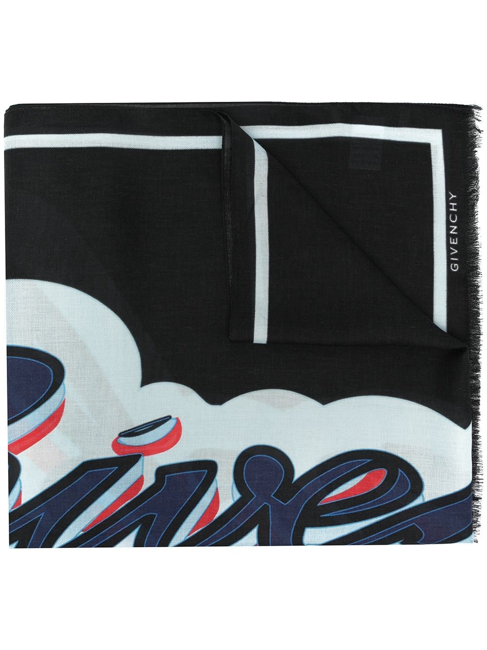 Logo-Print Scarf