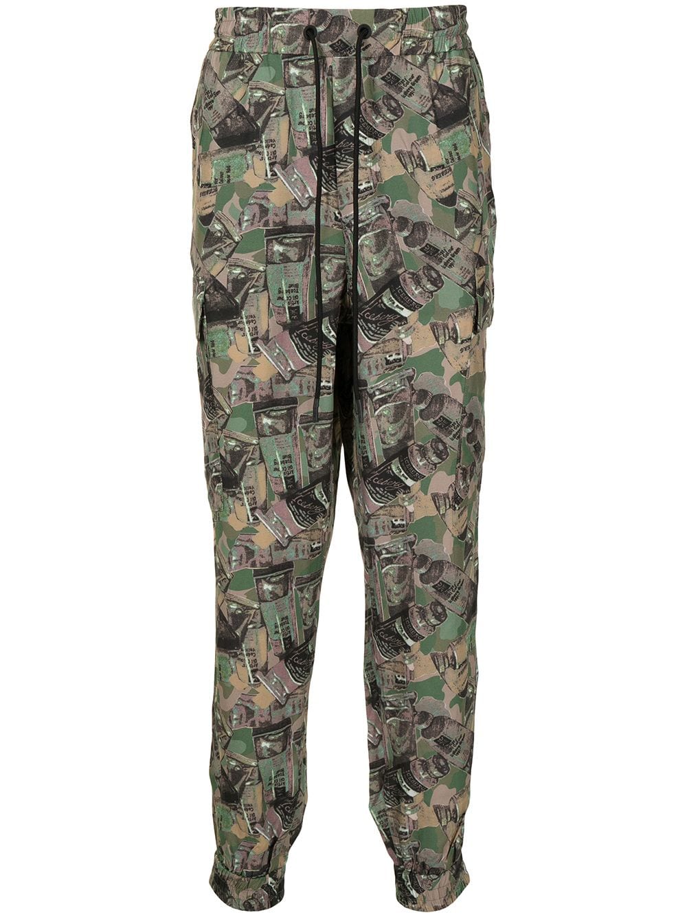 Graphic Camouflage-Print Track Pants