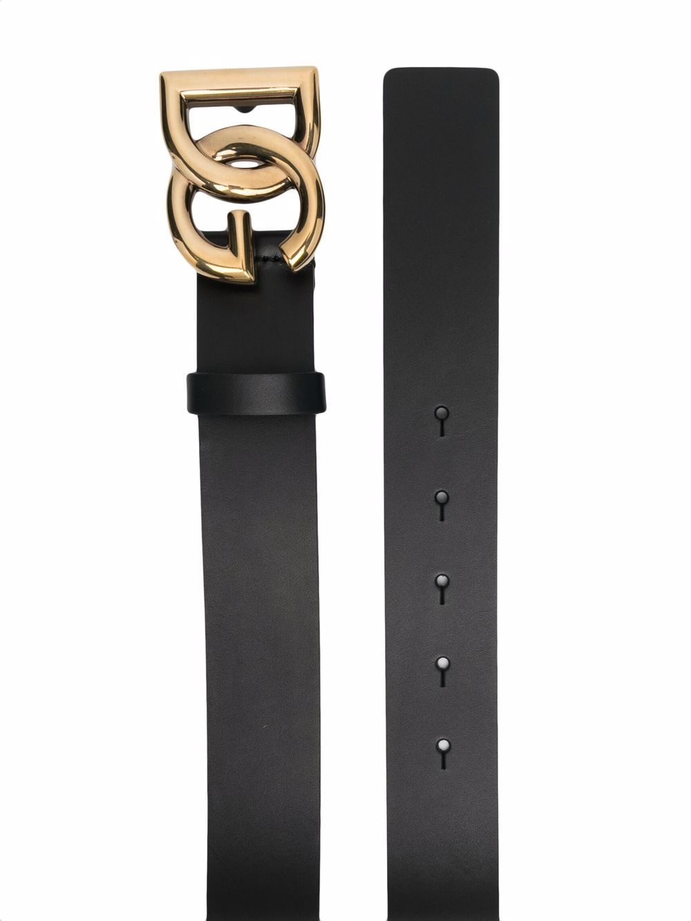 Dg-Logo Leather Belt